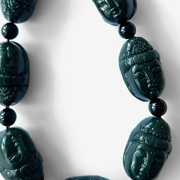 Wisdom Buddha - Jade Wrist Mala