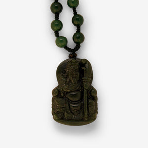 Dark Green Jade Guan Gong – Amulet - shifuyanlei.myshopify.com