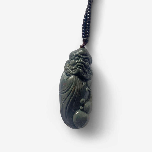 Joyful Damo - Bodhidharma - Jade Stone