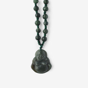 Dark Green Jade Laughing Buddha – Amulet - shifuyanlei.myshopify.com