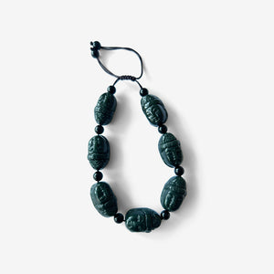 Wisdom Buddha - Jade Wrist Mala