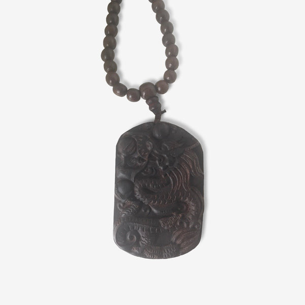 Dragon – Peach Wood Amulet - shifuyanlei.myshopify.com