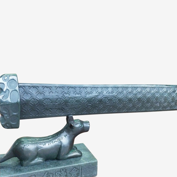 Jade Tiger Warrior Chinese Sword - shifuyanlei.myshopify.com