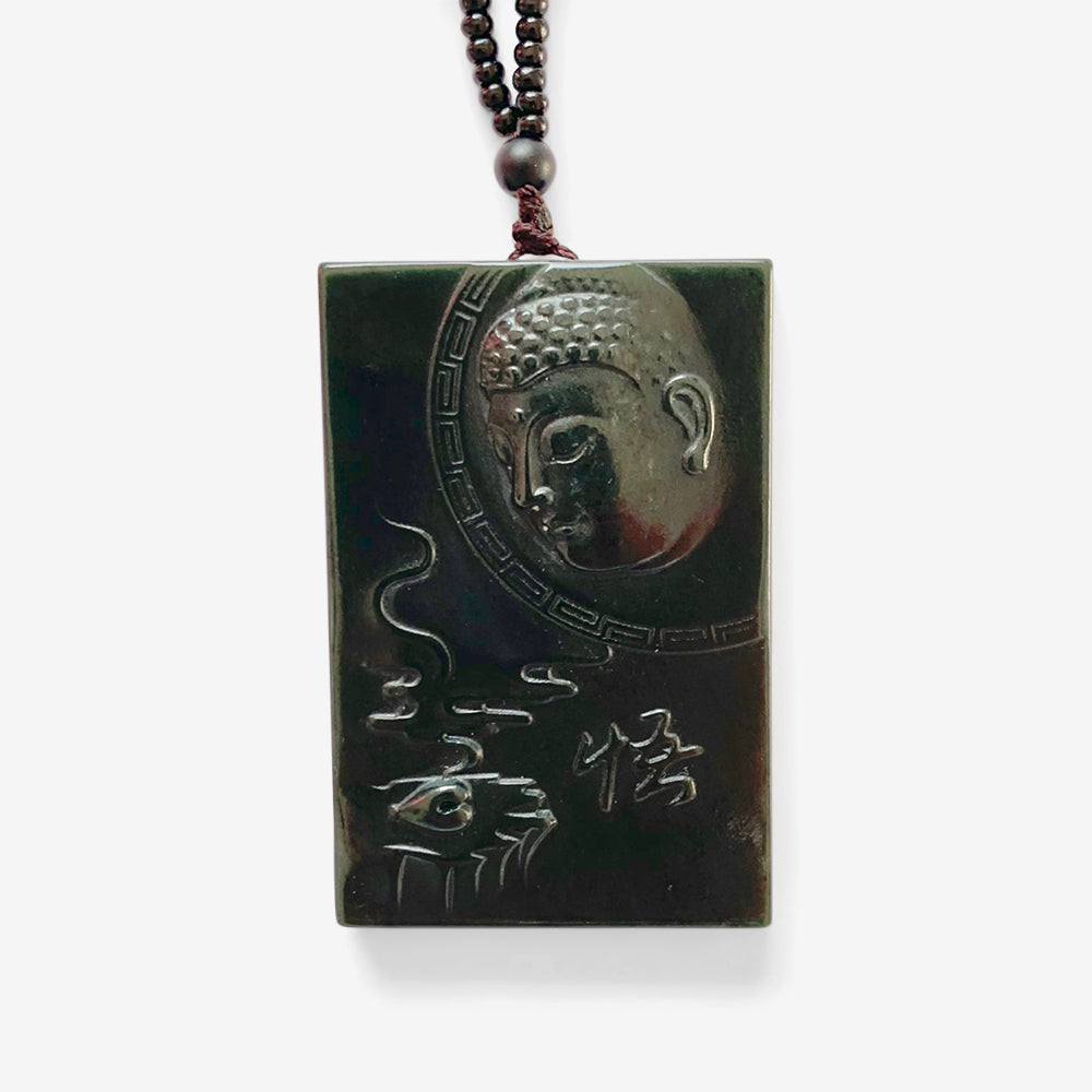 Peaceful Buddha – Jade Amulet - shifuyanlei.myshopify.com