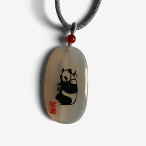 Good Luck Panda - Agate Amulet - shifuyanlei.myshopify.com