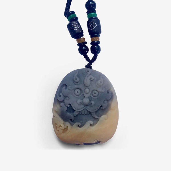 Heaven and Earth Dragon –  Gobi Jade Amulet