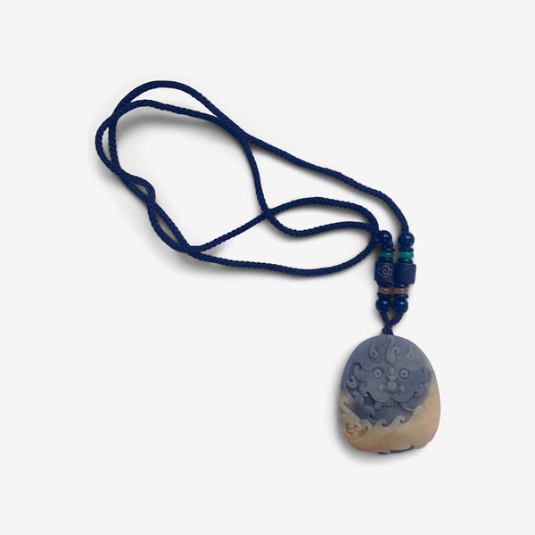 Heaven and Earth Dragon –  Gobi Jade Amulet